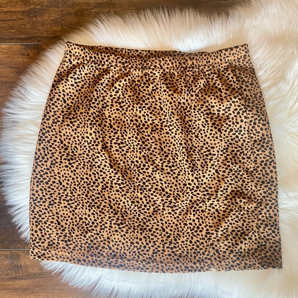SHEIN Leopard Skirt 🖤